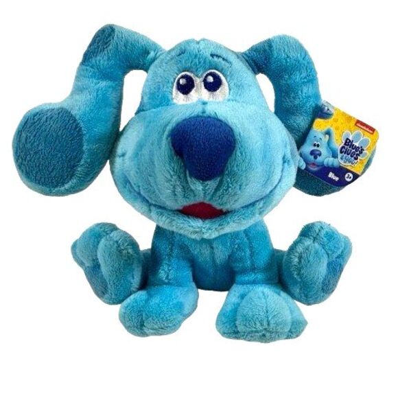 Blue's Clues & You BLUE PUPPY DOG Plush Stuffed Animal Toy 2020 NEW w/ TAG 7" - Picture 1 of 12